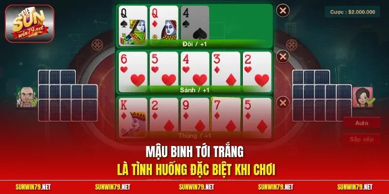 Mậu Binh SUNWIN – Game Bài Đấu Trí Xanh Chín Nhất 2026 4 Sunwin “Mậu Binh Tới Trắng” là tình huống đặc biệt khi chơi